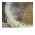 A glass of beer or bottom of saucepan